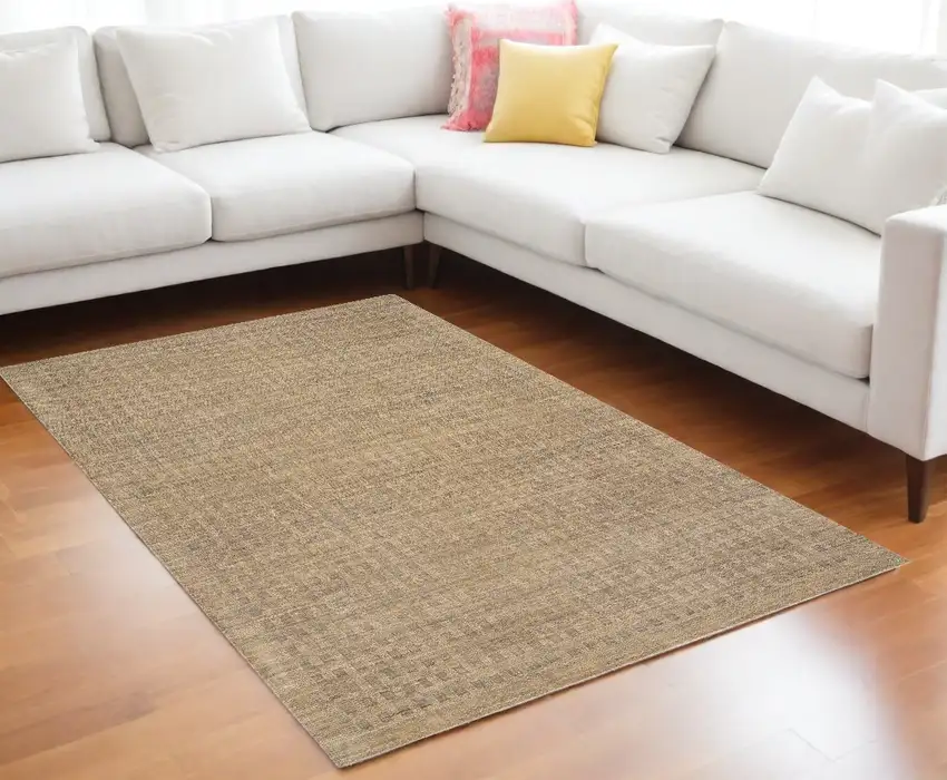 Latte Wool Area Rug Photo 1