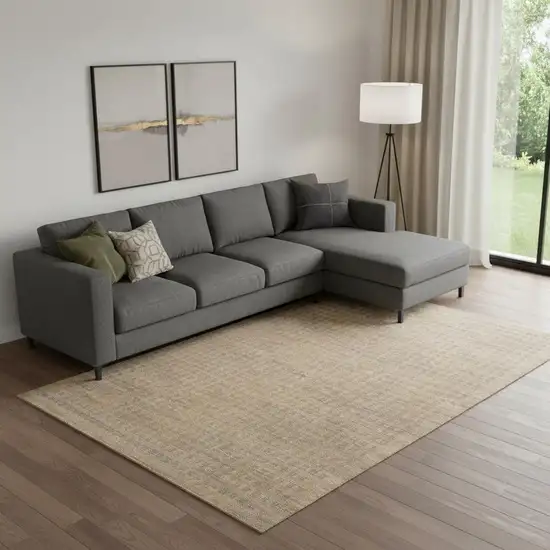 Latte Wool Area Rug Photo 1