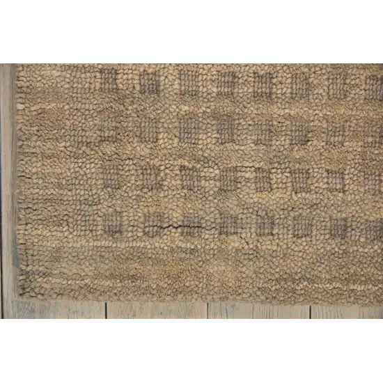 Latte Wool Area Rug Photo 9