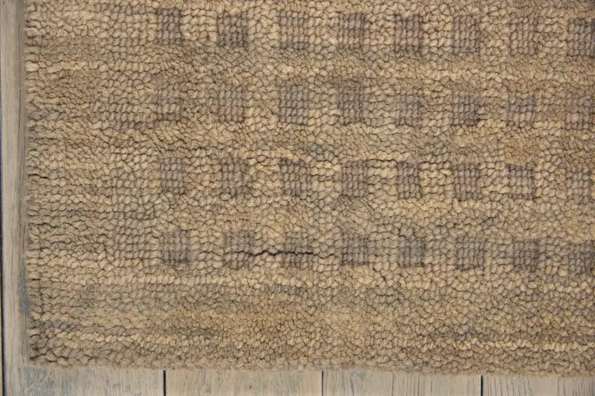 Latte Wool Area Rug Photo 9