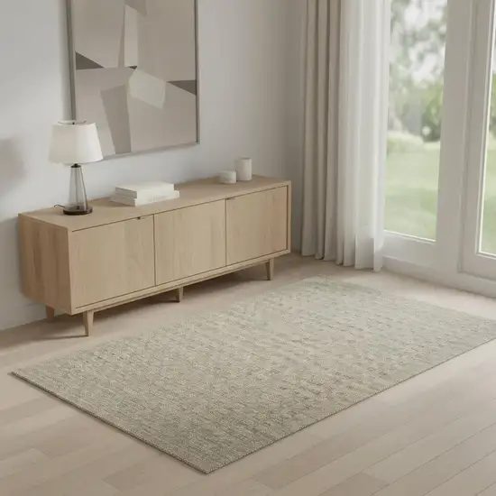 Latte Wool Area Rug Photo 1