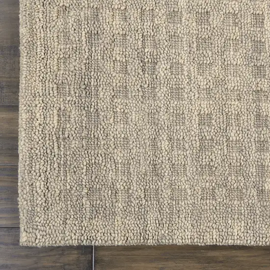 Latte Wool Area Rug Photo 7