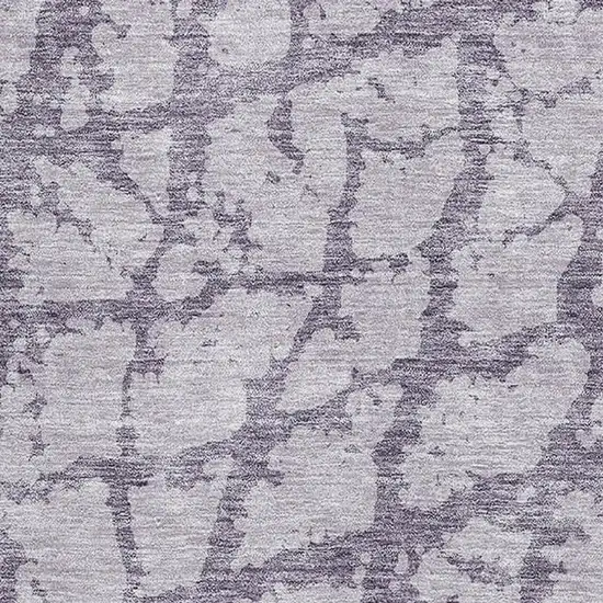 Lavender And Beige Abstract Washable Area Rug With UV Protection Photo 2