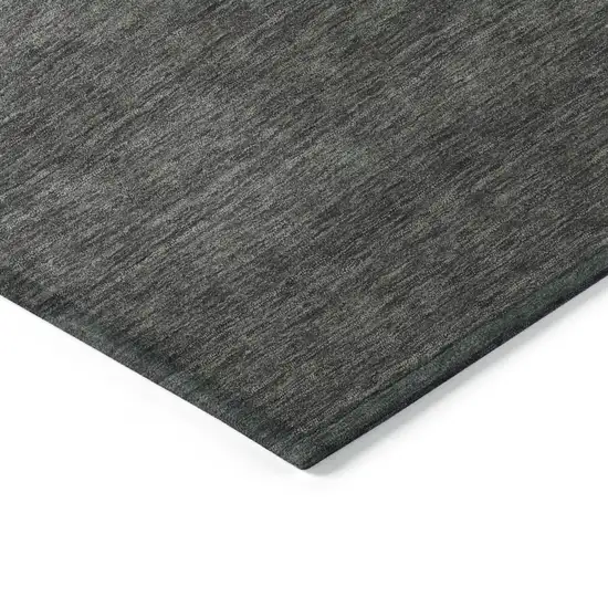 Lavender And Charcoal Abstract Washable Indoor Outdoor Area Rug Photo 8