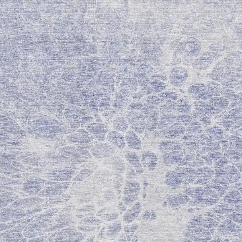 Lavender And Ivory Abstract Washable Area Rug With UV Protection Photo 3