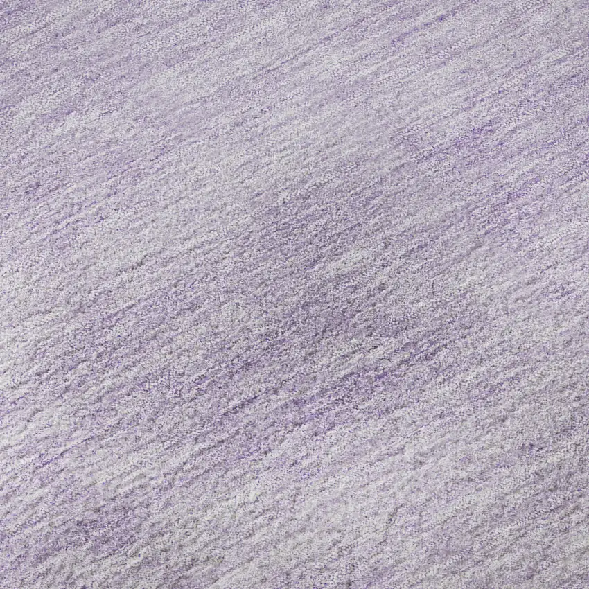 Lavender And Ivory Abstract Washable Area Rug With UV Protection Photo 9