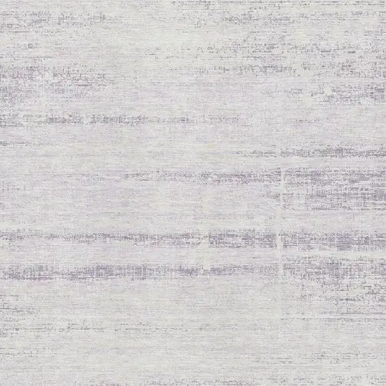 Lavender And Ivory Abstract Washable Area Rug With UV Protection Photo 3