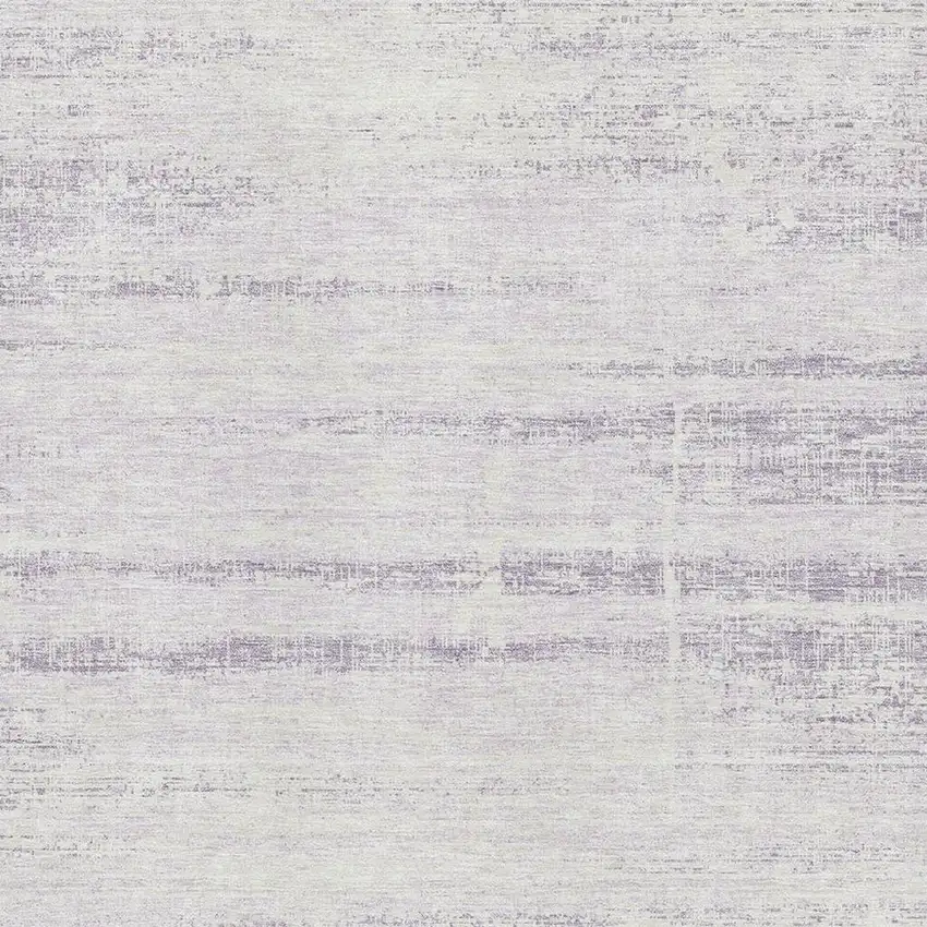 Lavender And Ivory Abstract Washable Area Rug With UV Protection Photo 3