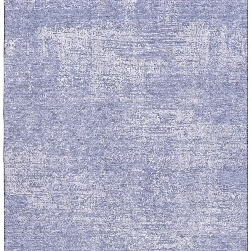 Lavender And Ivory Abstract Washable Area Rug With UV Protection Photo 4
