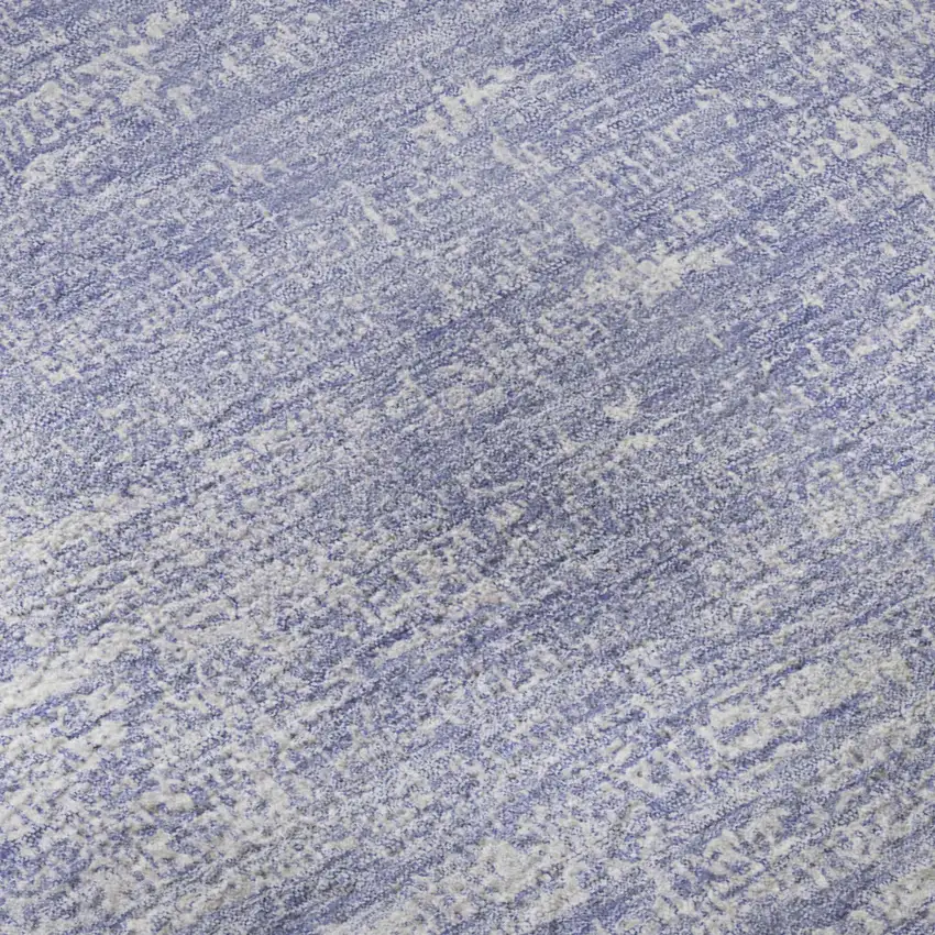 Lavender And Ivory Abstract Washable Area Rug With UV Protection Photo 7