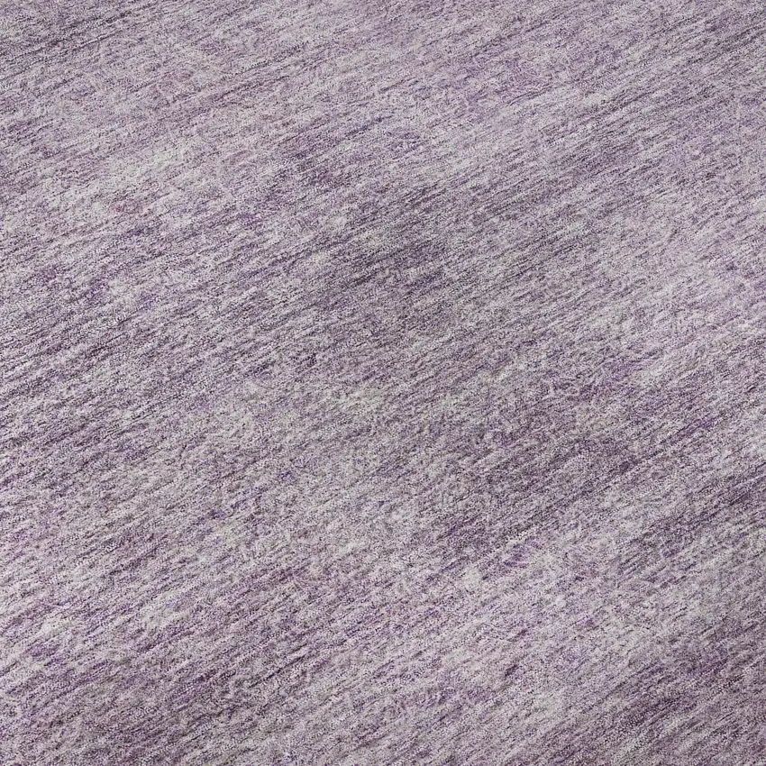 Lavender And Ivory Abstract Washable Area Rug With UV Protection Photo 7