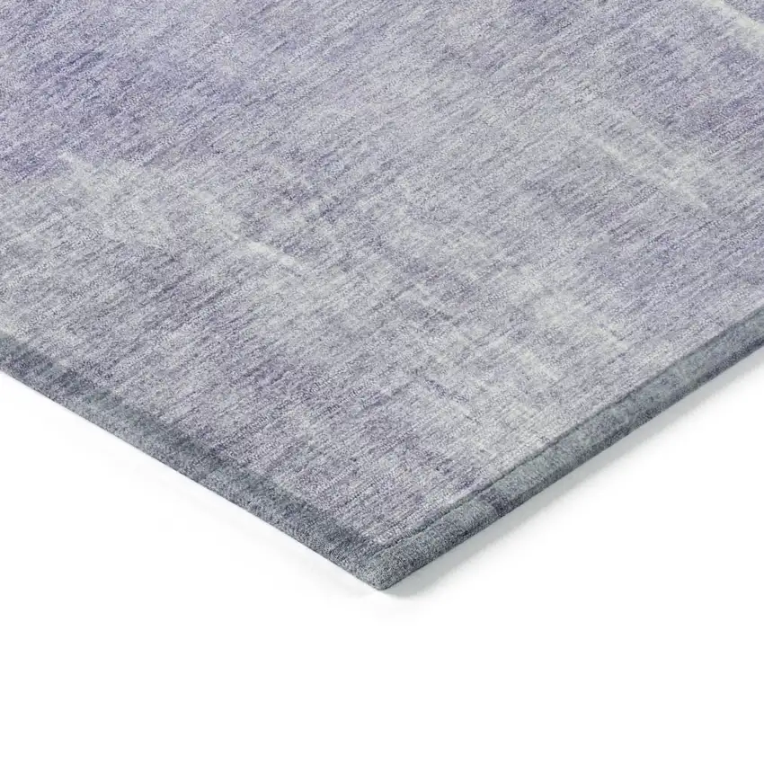 Lavender And Ivory Abstract Washable Indoor Outdoor Area Rug Photo 9