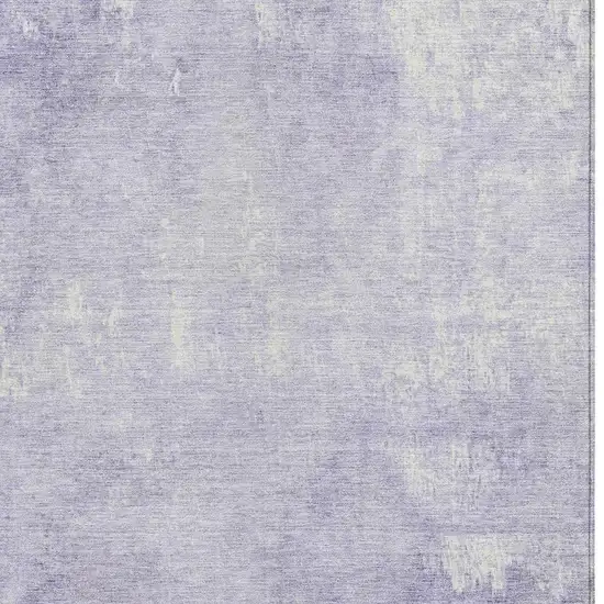 Lavender And Ivory Abstract Washable Indoor Outdoor Area Rug Photo 3