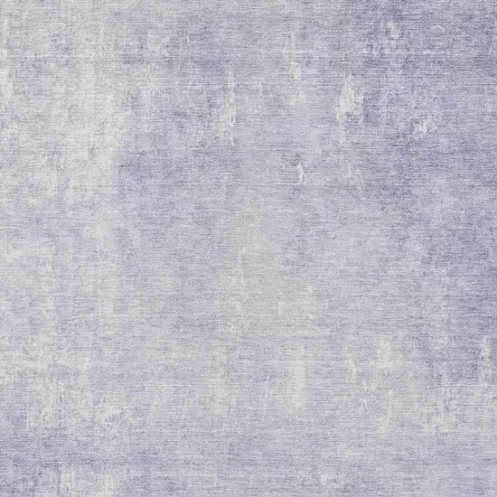 Lavender And Ivory Abstract Washable Indoor Outdoor Area Rug Photo 3