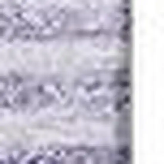 Lavender And Ivory Geometric Washable Area Rug With UV Protection Photo 4