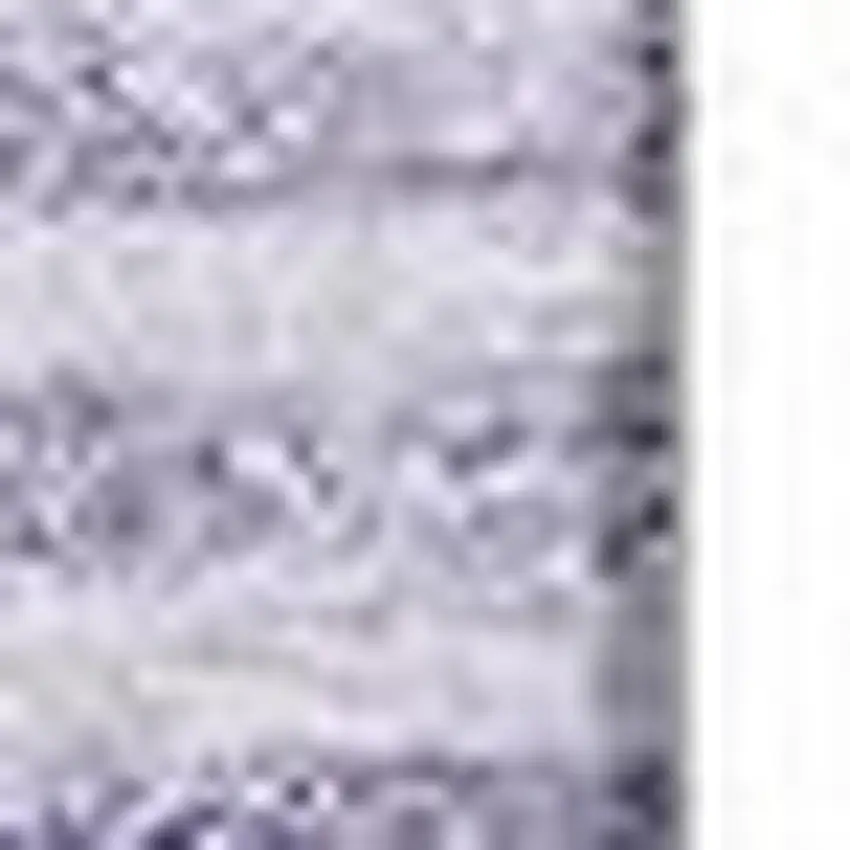 Lavender And Ivory Geometric Washable Area Rug With UV Protection Photo 4