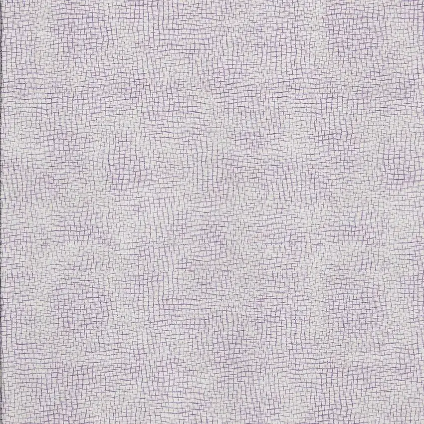 Lavender And Ivory Geometric Washable Area Rug With UV Protection Photo 2