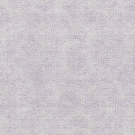 Lavender And Ivory Geometric Washable Area Rug With UV Protection Photo 2