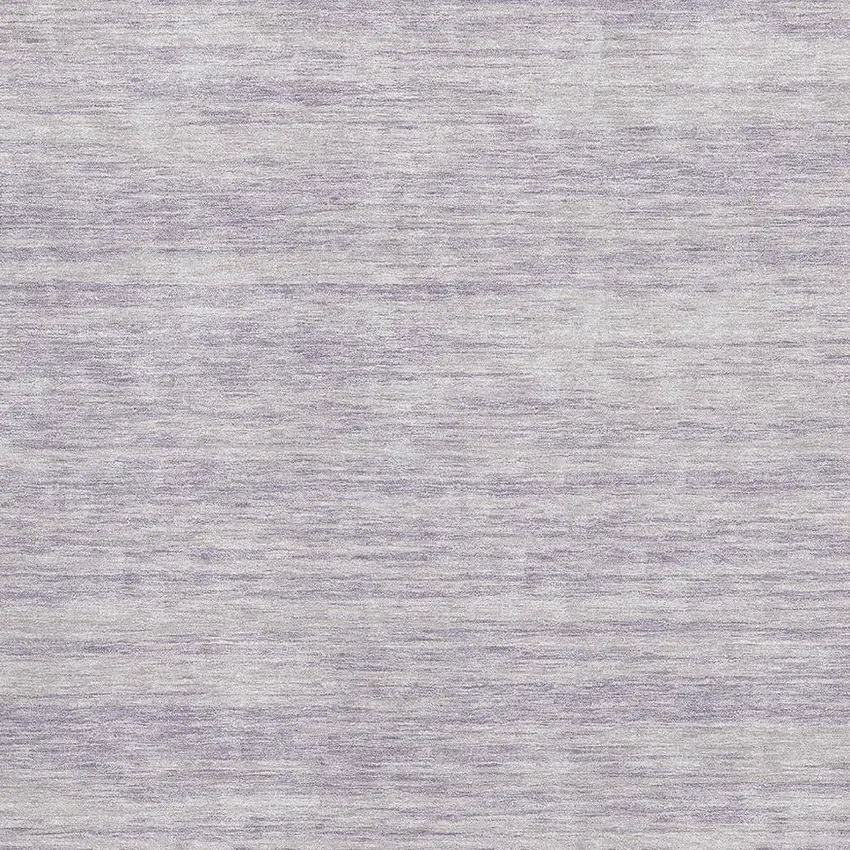 Lavender And Ivory Striped Washable Area Rug With UV Protection Photo 2