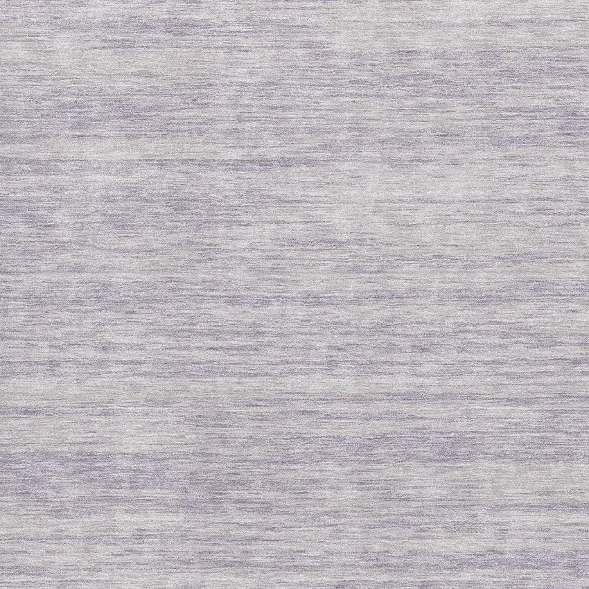 Lavender And Ivory Striped Washable Area Rug With UV Protection Photo 2