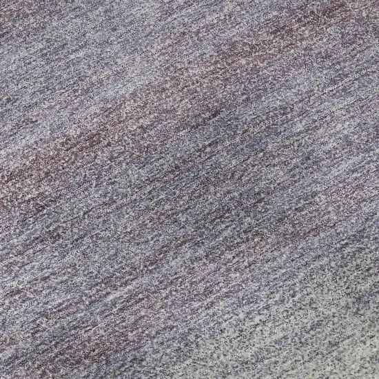 Lavender And Ivory Striped Washable Area Rug With UV Protection Photo 8