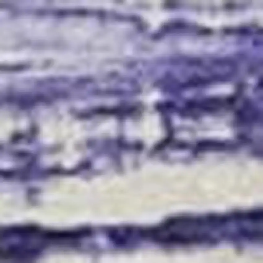 Lavender And Ivory Striped Washable Indoor Outdoor Area Rug Photo 3