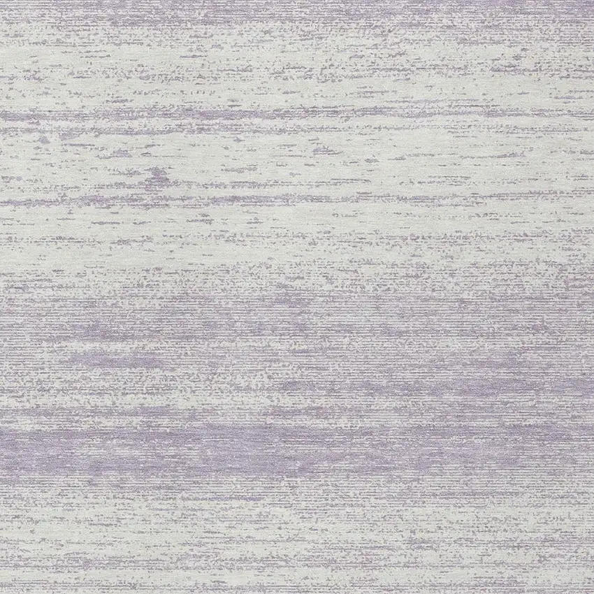 Lavender And Ivory Striped Washable Indoor Outdoor Area Rug Photo 6