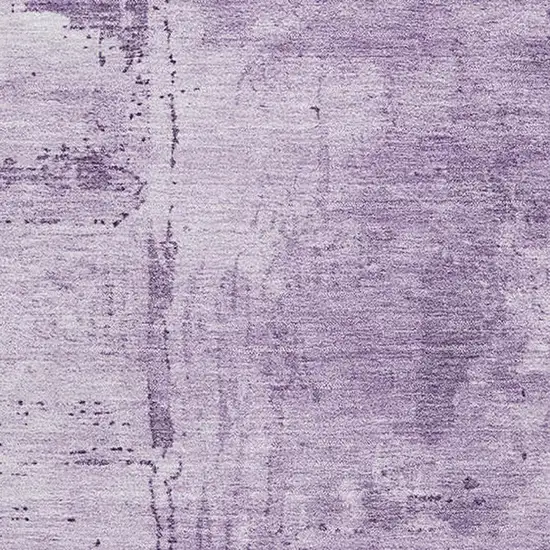 Lavender And Lilac Abstract Washable Area Rug With UV Protection Photo 2