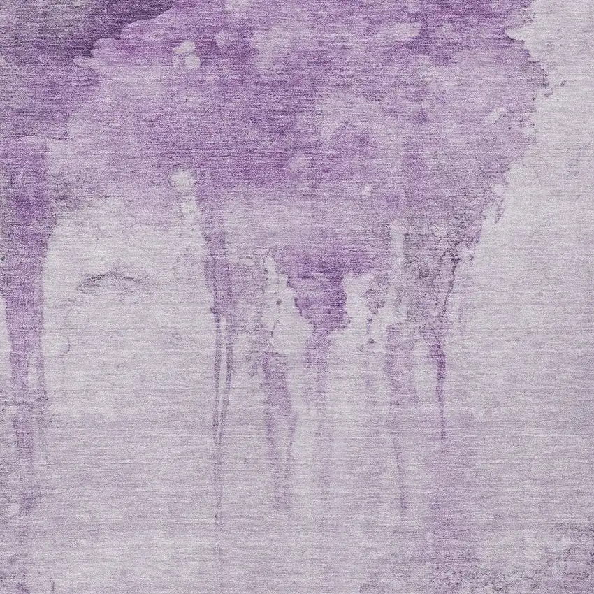 Lavender And Lilac Abstract Washable Indoor Outdoor Area Rug Photo 6