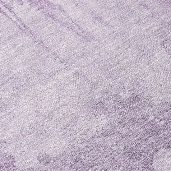 Lavender And Lilac Abstract Washable Indoor Outdoor Area Rug Photo 8