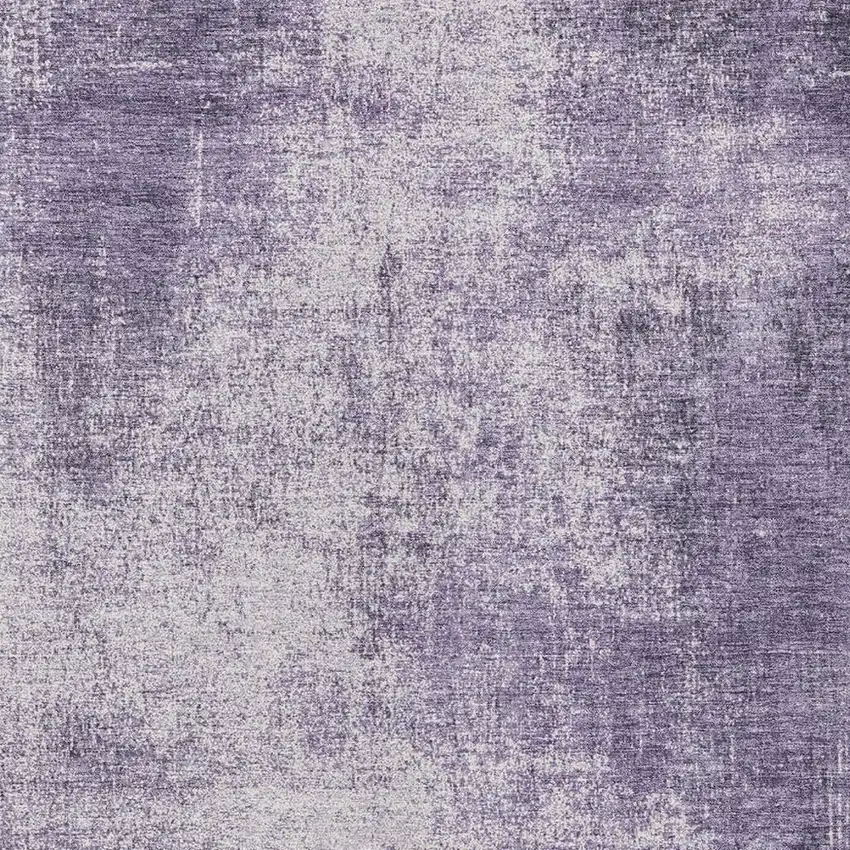 Lavender And Lilac Abstract Washable Indoor Outdoor Area Rug Photo 3