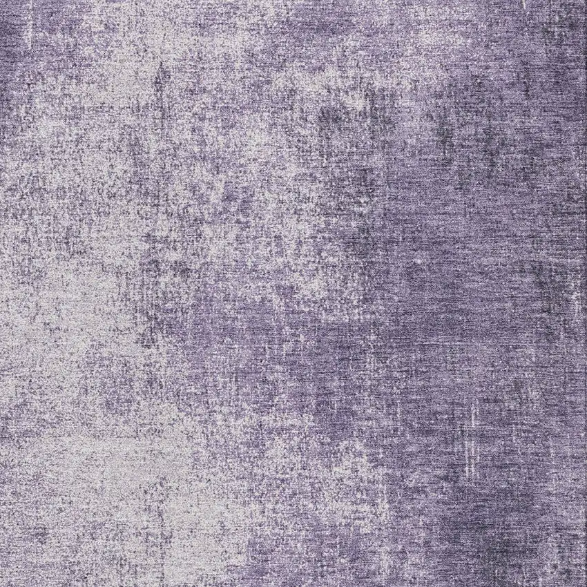 Lavender And Lilac Abstract Washable Indoor Outdoor Area Rug Photo 9