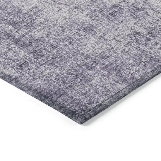 Lavender And Lilac Abstract Washable Indoor Outdoor Area Rug Photo 8