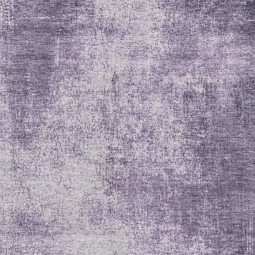 Lavender And Lilac Abstract Washable Indoor Outdoor Area Rug Photo 3