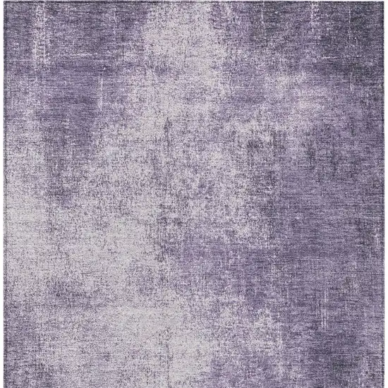 Lavender And Lilac Abstract Washable Indoor Outdoor Area Rug Photo 6