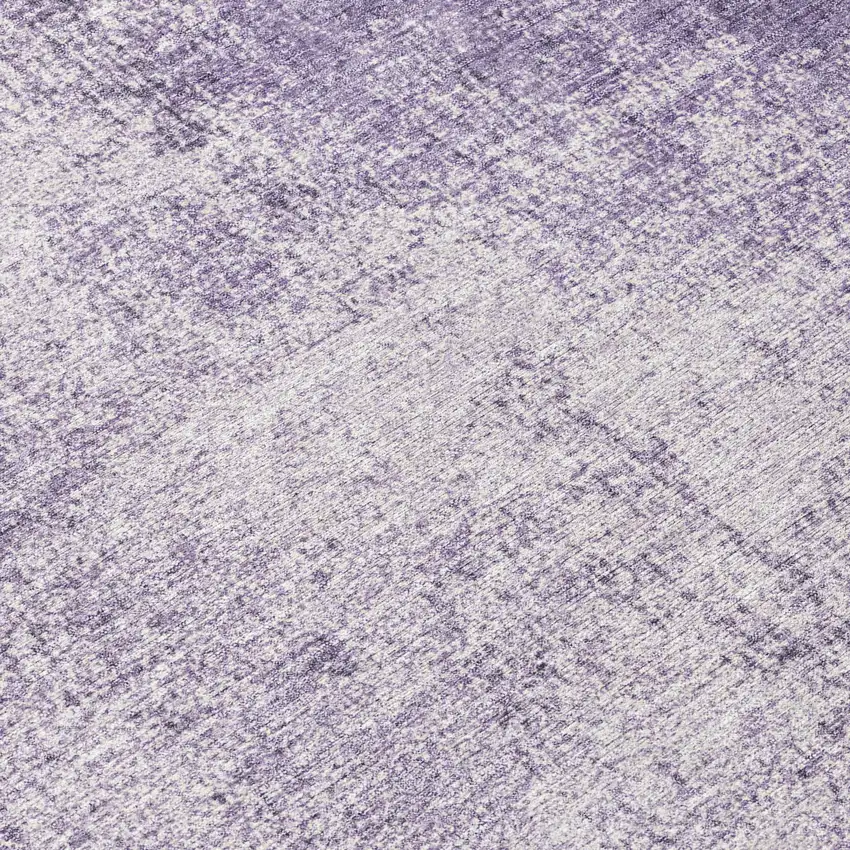 Lavender And Lilac Abstract Washable Indoor Outdoor Area Rug Photo 9