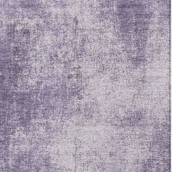 Lavender And Lilac Abstract Washable Indoor Outdoor Area Rug Photo 3