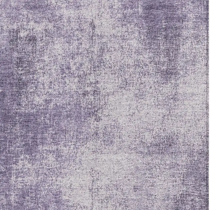Lavender And Lilac Abstract Washable Indoor Outdoor Area Rug Photo 3