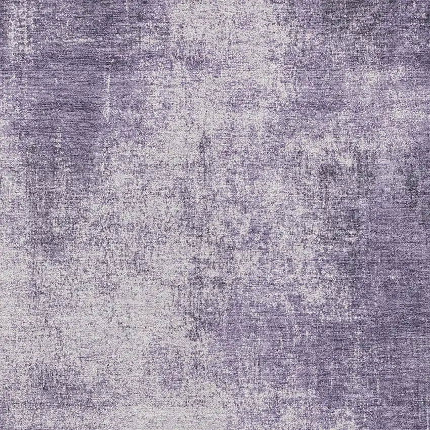 Lavender And Lilac Abstract Washable Indoor Outdoor Area Rug Photo 9