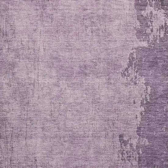 Lavender And Lilac Abstract Washable Indoor Outdoor Area Rug Photo 3