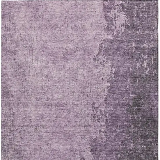Lavender And Lilac Abstract Washable Indoor Outdoor Area Rug Photo 3