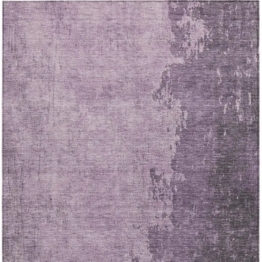 Lavender And Lilac Abstract Washable Indoor Outdoor Area Rug Photo 3