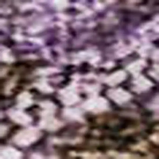 Lavender And Mauve Abstract Washable Area Rug With UV Protection Photo 2