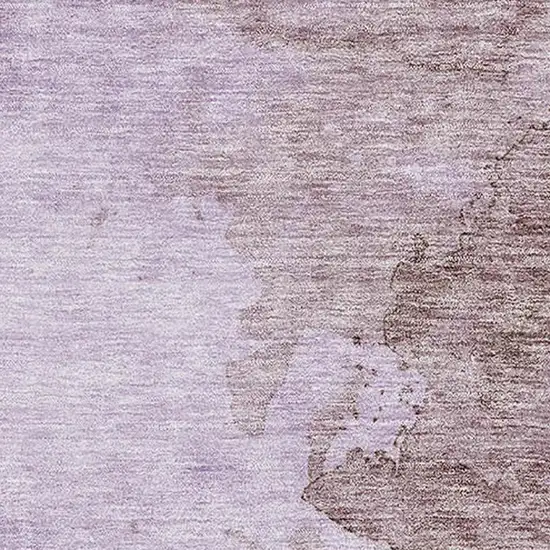 Lavender And Mauve Abstract Washable Area Rug With UV Protection Photo 3