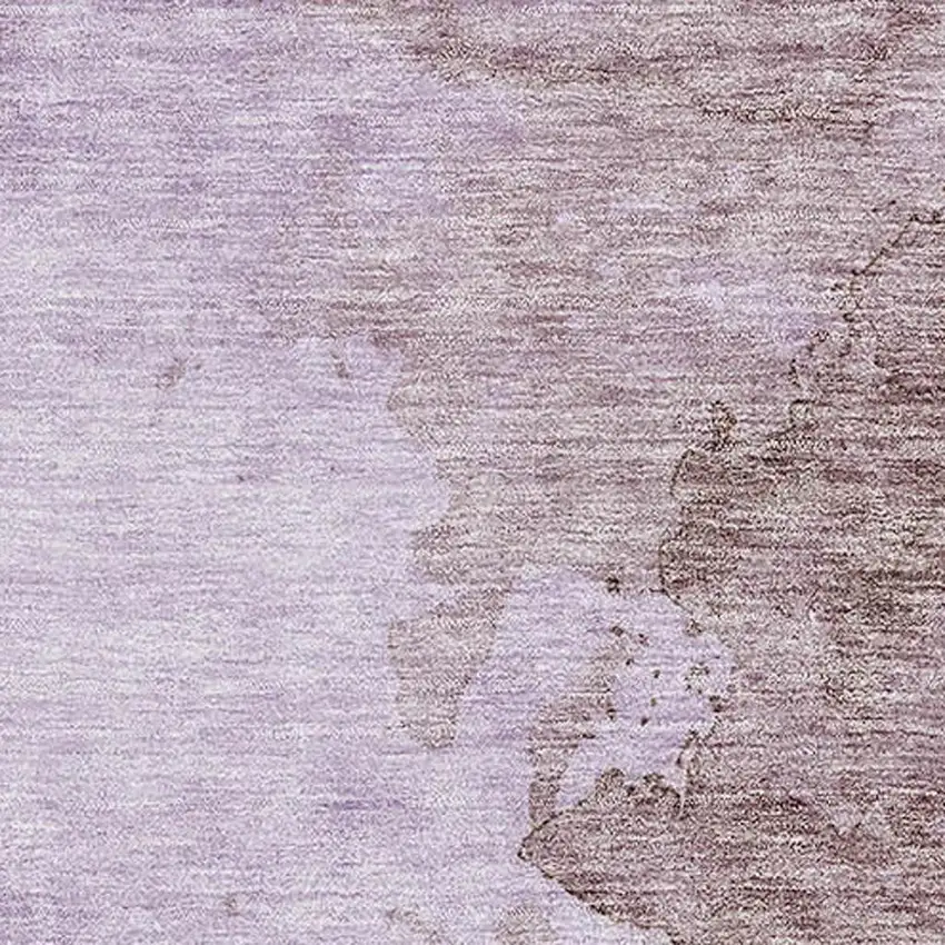 Lavender And Mauve Abstract Washable Area Rug With UV Protection Photo 3