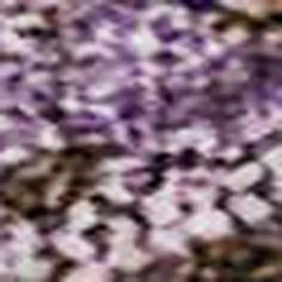 Lavender And Mauve Abstract Washable Area Rug With UV Protection Photo 2