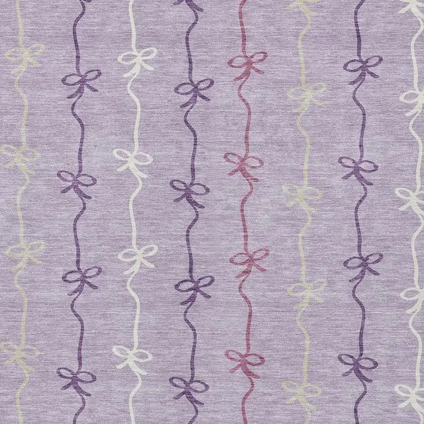 Lavender And Mauve Southwestern Washable Indoor Outdoor Area Rug Photo 2