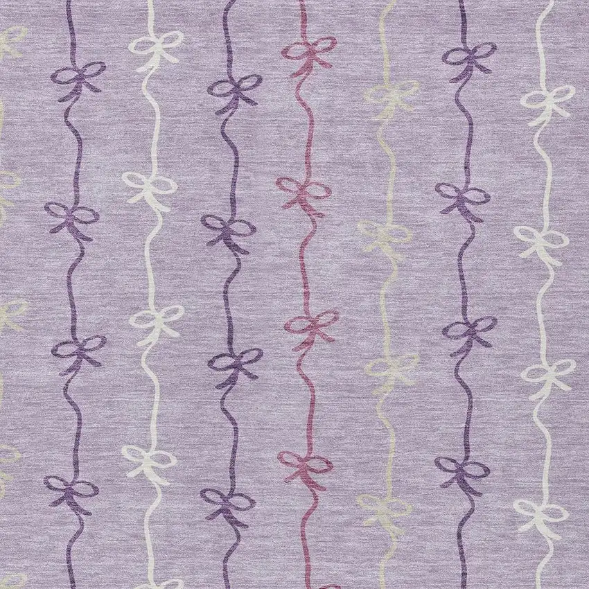 Lavender And Mauve Southwestern Washable Indoor Outdoor Area Rug Photo 2