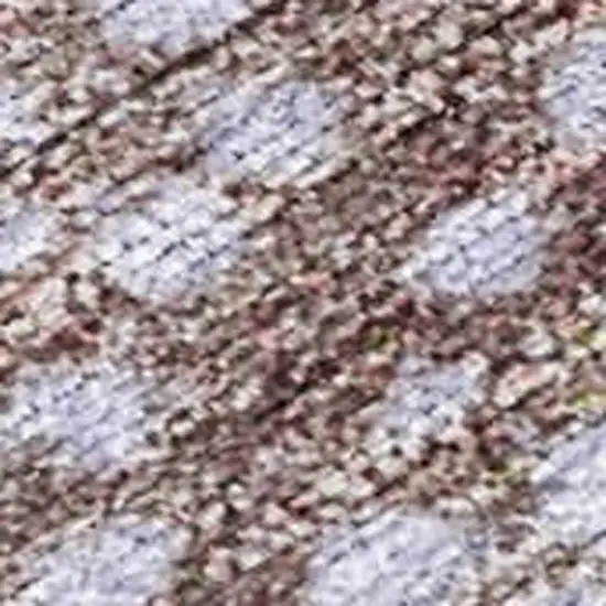 Lavender And Olive Green Geometric Washable Indoor Outdoor Area Rug Photo 3