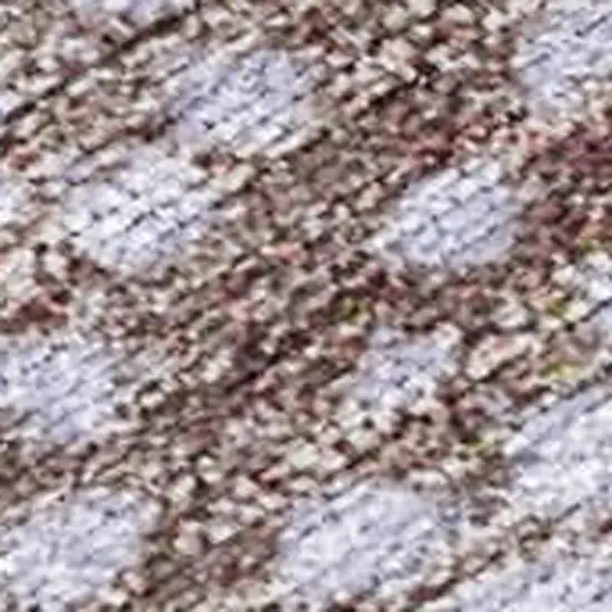 Lavender And Olive Green Geometric Washable Indoor Outdoor Area Rug Photo 3